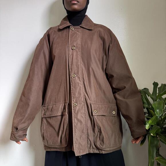 Gant Jackets & Blazers - Vintage oversized brown bomber jacket size L